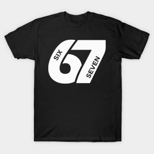 Fun Six Seven 6 7 Meme Design T-Shirt